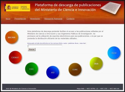 plataforma descarga de documentos del ministerio
