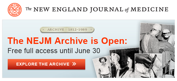 NEJM Archive is Open (via http://bibliovirtual.es)